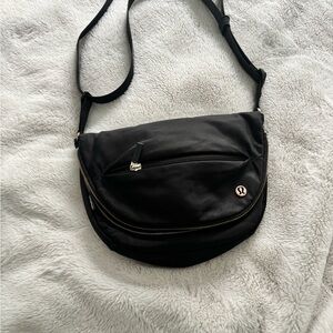 Lululemon Athletica Black Crossbody Bag with Versatile Design